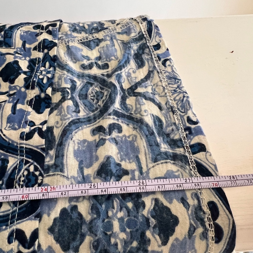 Lucky Brand Blue and White Long Sleeve Top - Picture 7 of 7